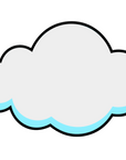Fluffy Cloud Acrylic Blank