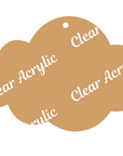 Fluffy Cloud Acrylic Blank