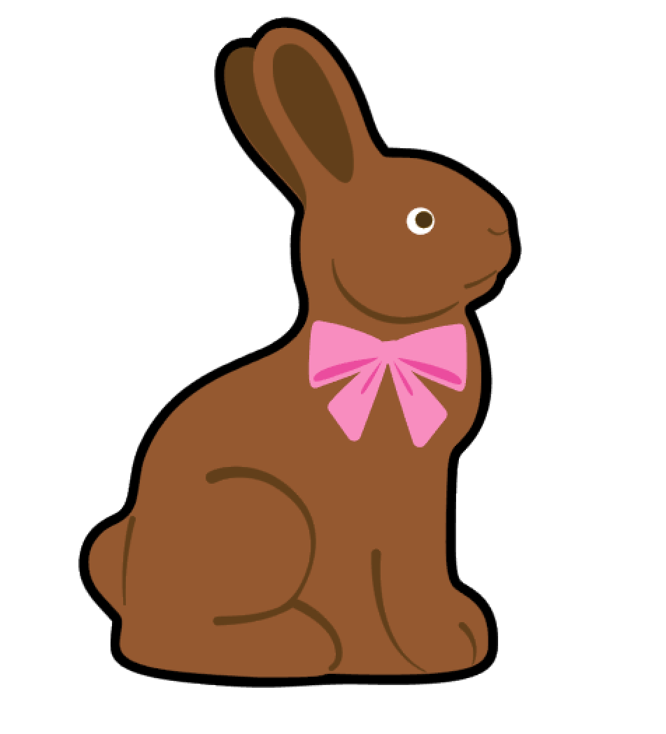 Chocolate Bunny Acrylic Blank