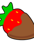 Chocolate Strawberry Acrylic Blank