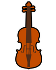 Violin Acrylic Blank