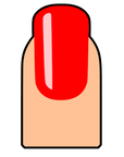 Polished Fingernail Acrylic Blank