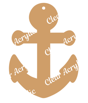 Anchor Acrylic Blank for Key Chain Crafting