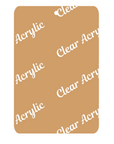 Rectangle Acrylic Blanks