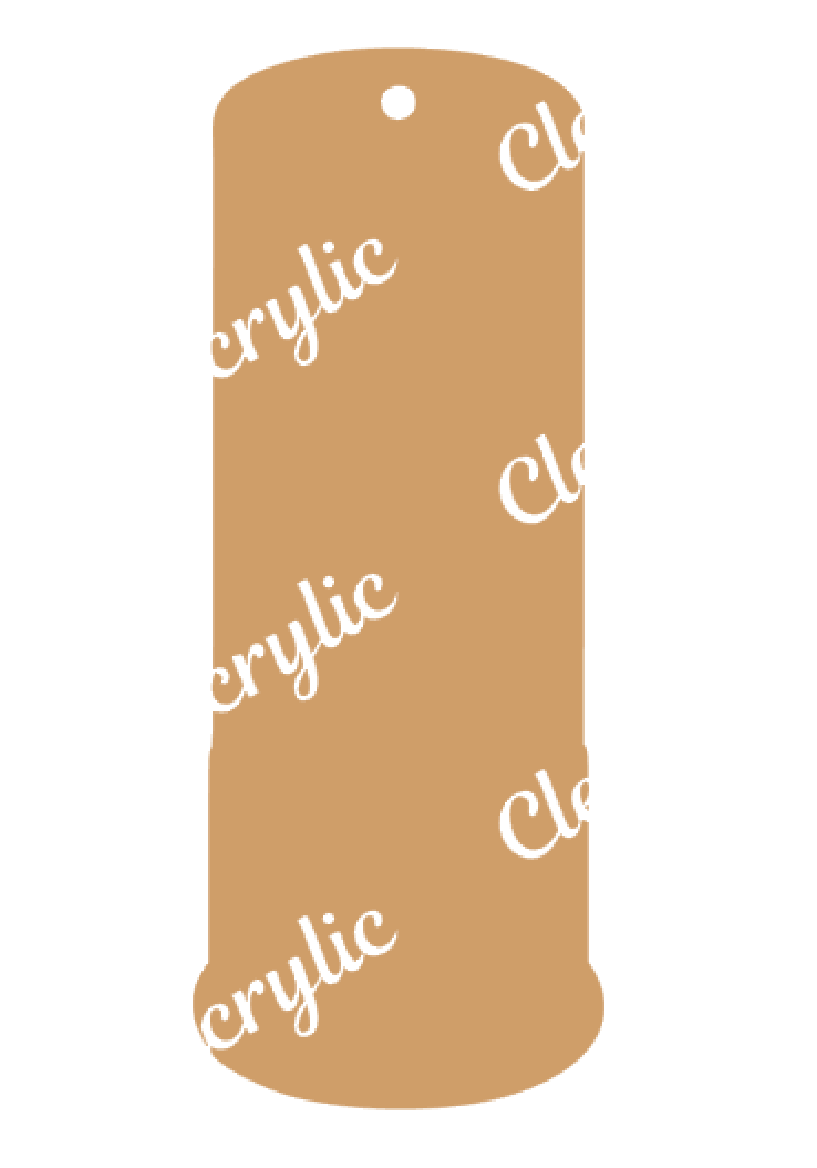 Shotgun Shell Acrylic Blank for Key Chain Crafting