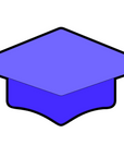 Graduation Cap (No Tassel) Acrylic Blank