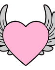 Heart Wings Acrylic Blank