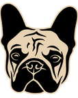 French Bulldog Face Acrylic Blank