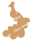 Peacock Acrylic Craft Blanks