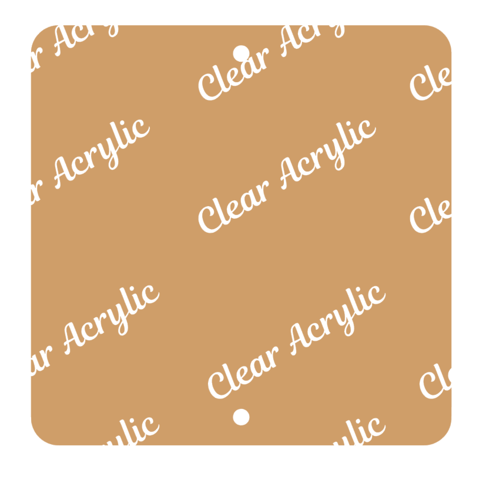Circle acrylic blank (2 inch) –
