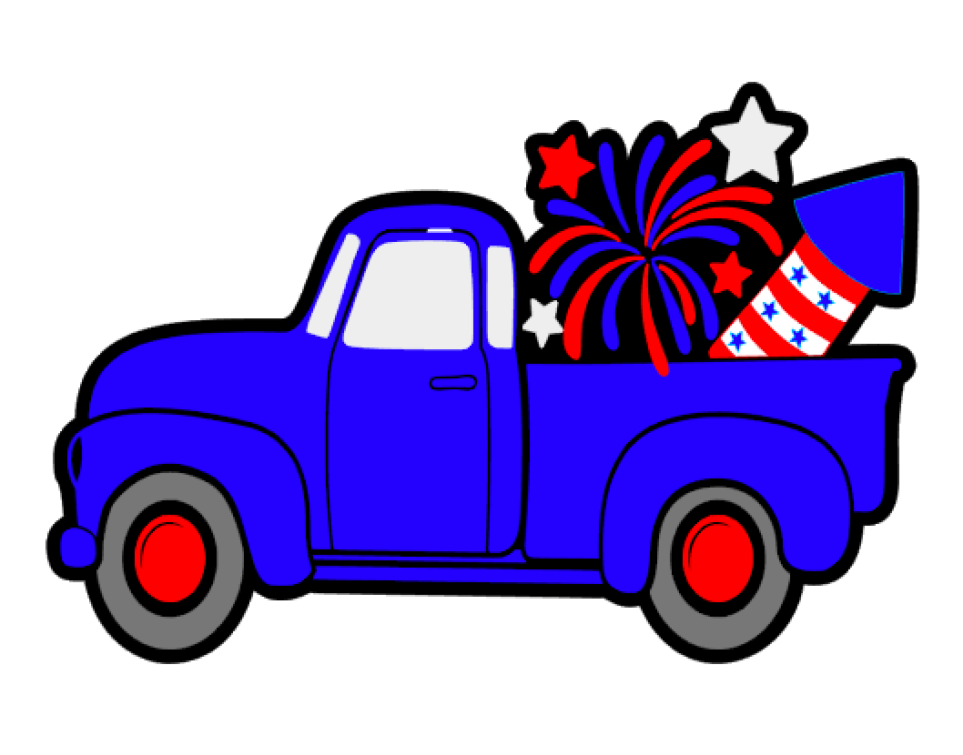 Fireworks Truck Side Acrylic Blank
