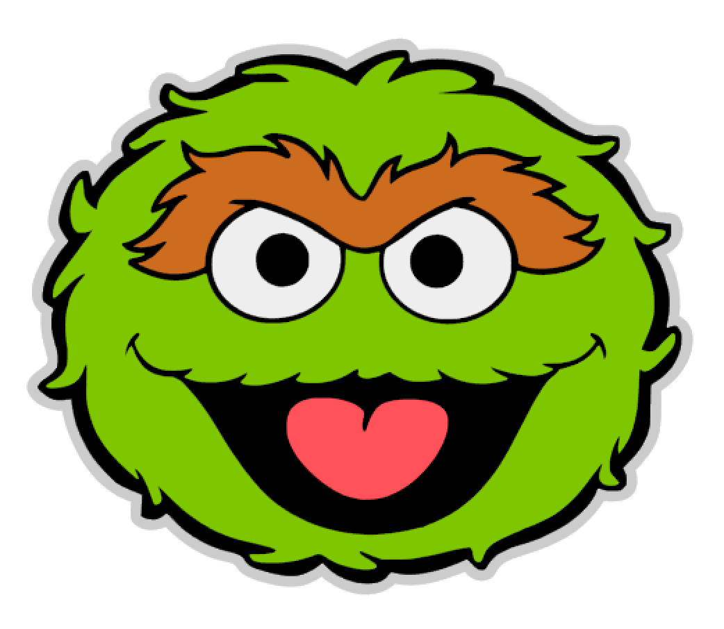 Oscar The Grouch Face Acrylic Blank Moxie Vinyls Oscar The Grouch Face Acrylic Blank Moxie Vinyls