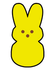Marshmallow Bunny Peep Acrylic Blank