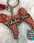 Shiba Inu Dog Profile Acrylic Blank