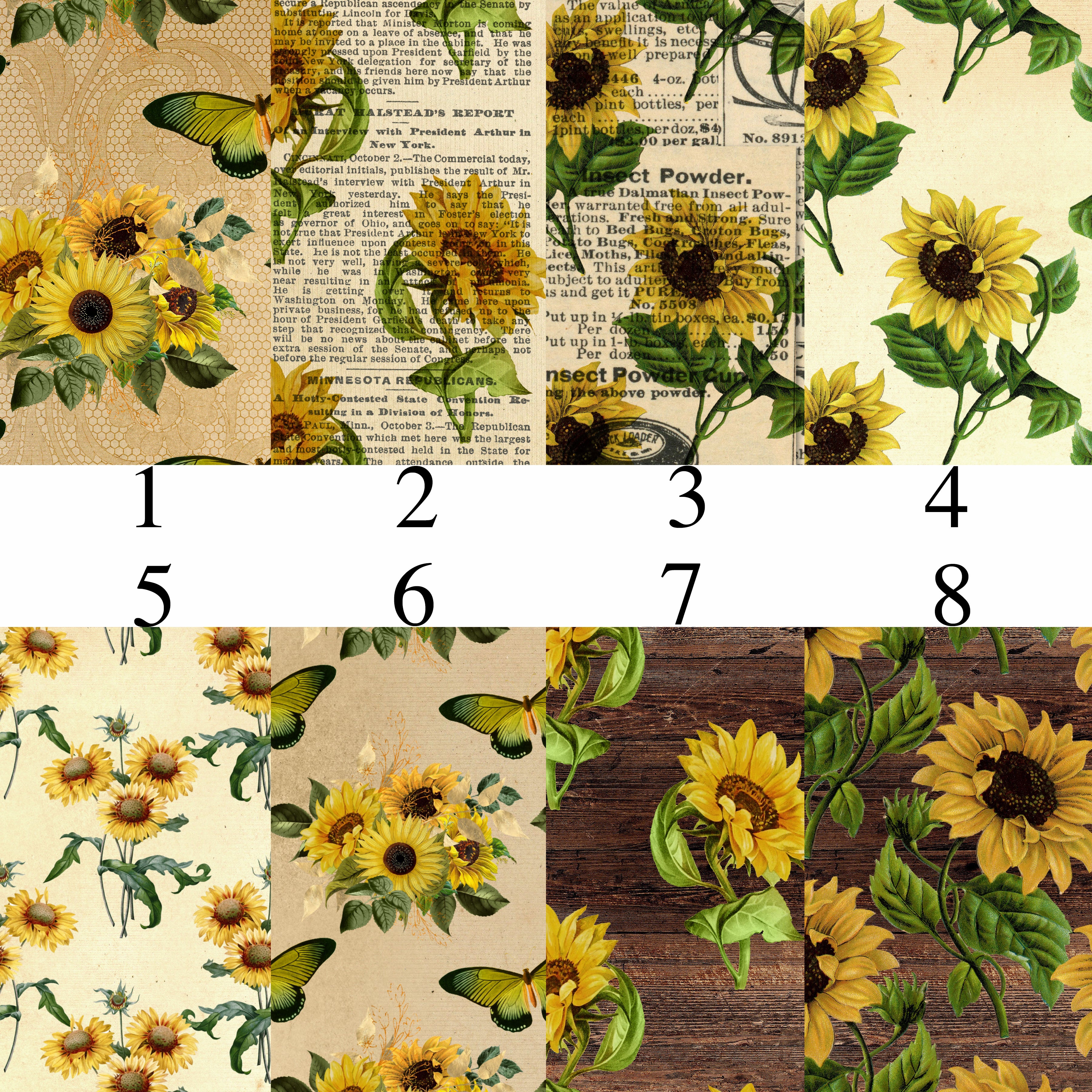 Sunflower HTV Vinyl, Black and White Plaid Pattern Vinyl Sheet