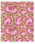 Watercolor Watermelon Faux Leather