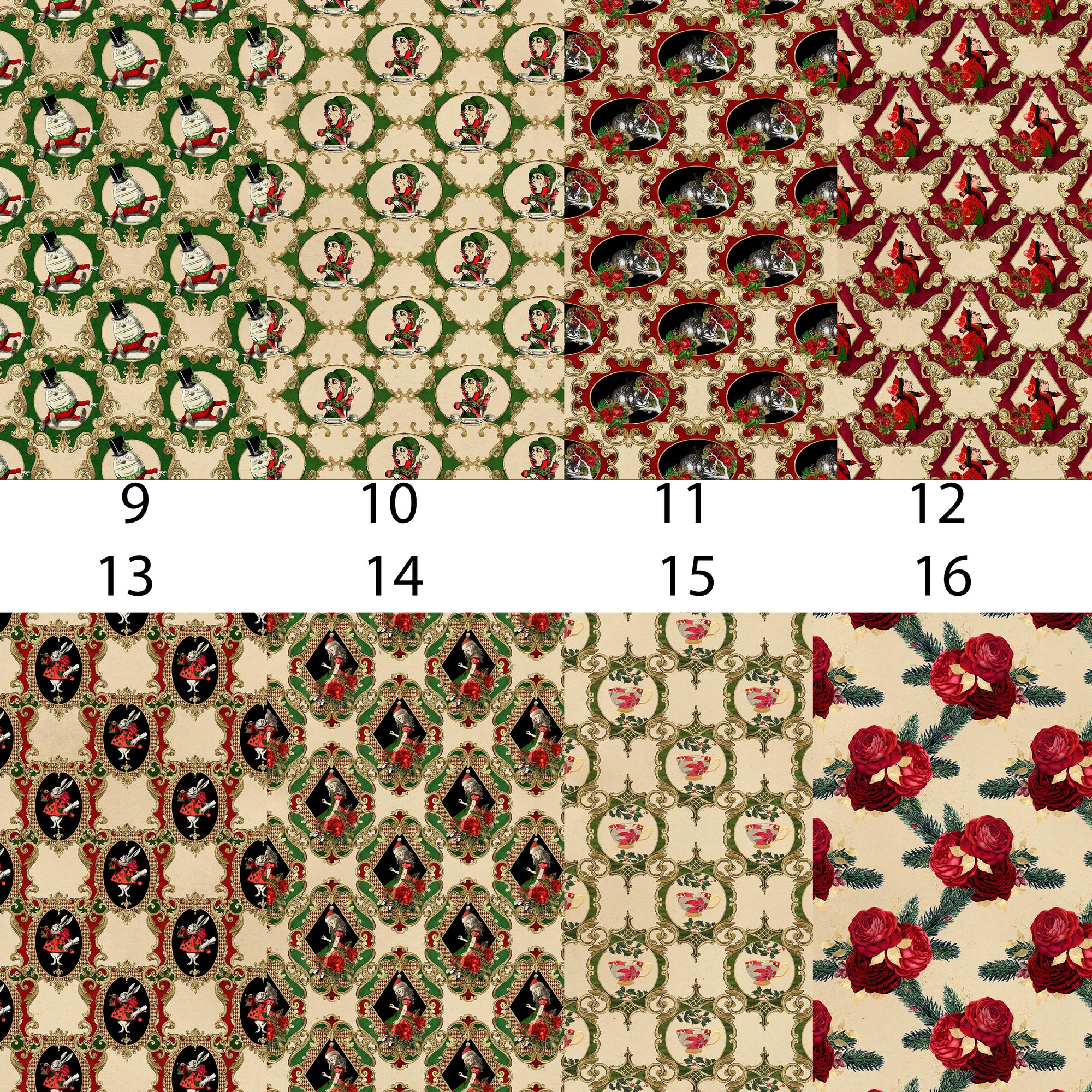 Christmas Alice In Wonderland 9-16 Vinyl