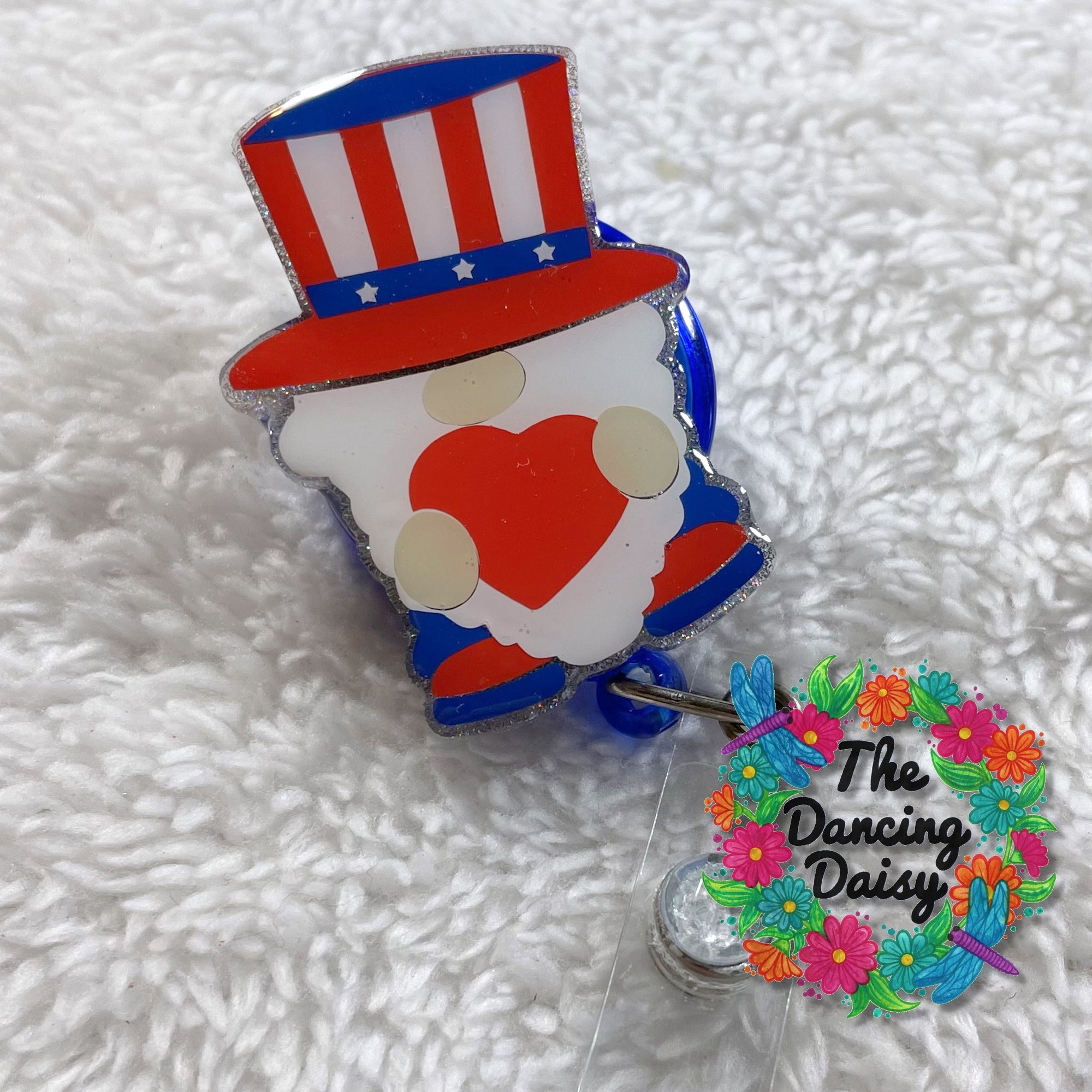 Patriotic Gnome Acrylic Blank