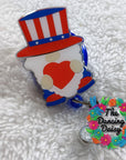 Patriotic Gnome Acrylic Blank