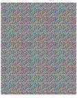Iridescent Leopard 5 Faux Leather
