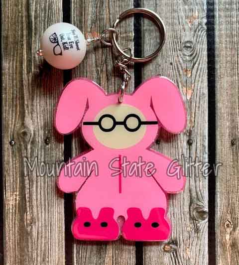 Bunny Pajamas Acrylic Blank
