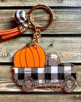 Pumpkin Vintage Truck Acrylic Blank