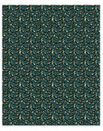 Leopard 15 Teal Faux Leather