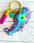 Peacock Feather Acrylic Blank