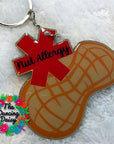Peanut Allergy Alert Acrylic Blank