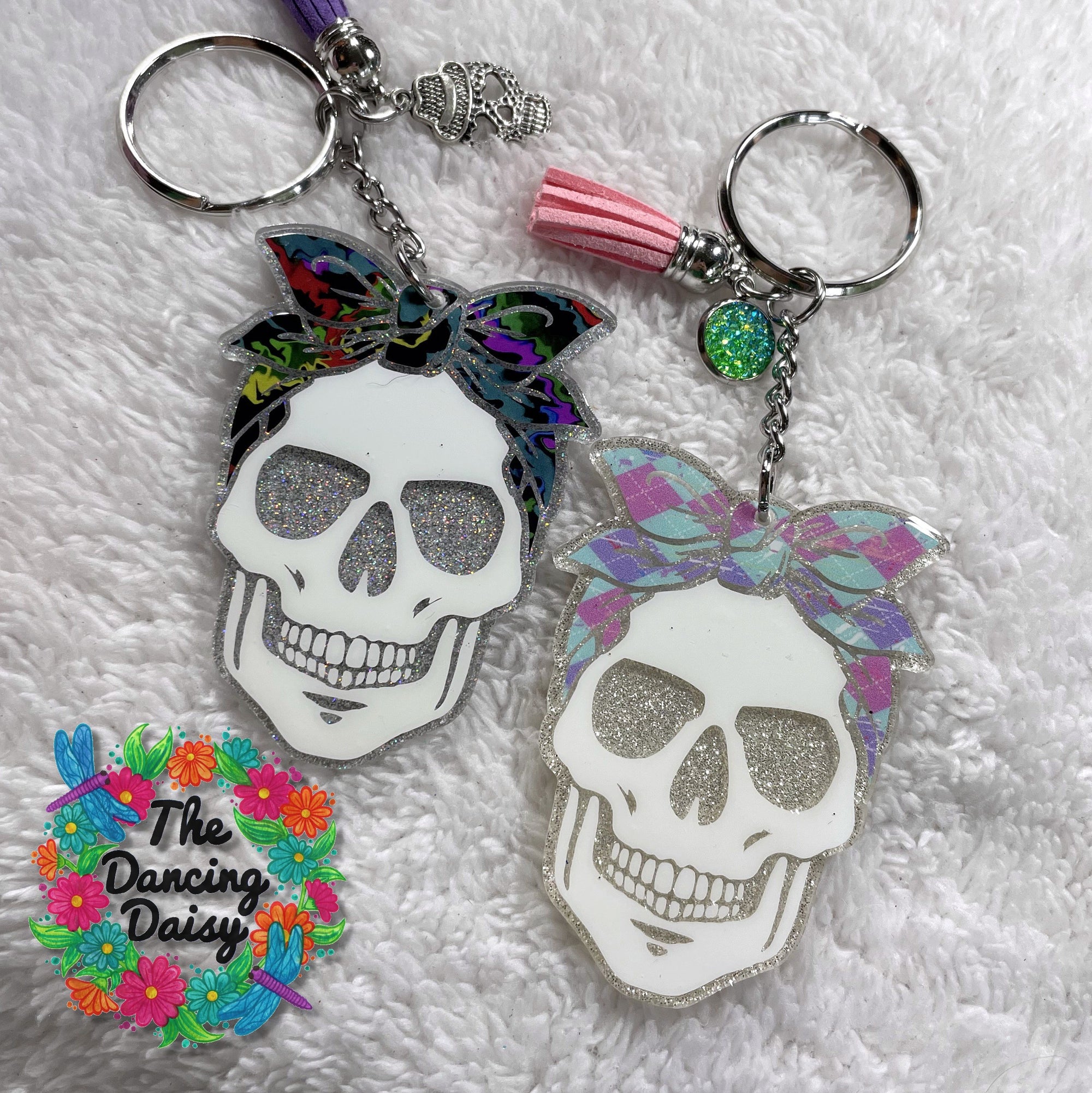 Skull Bandana Acrylic Blank