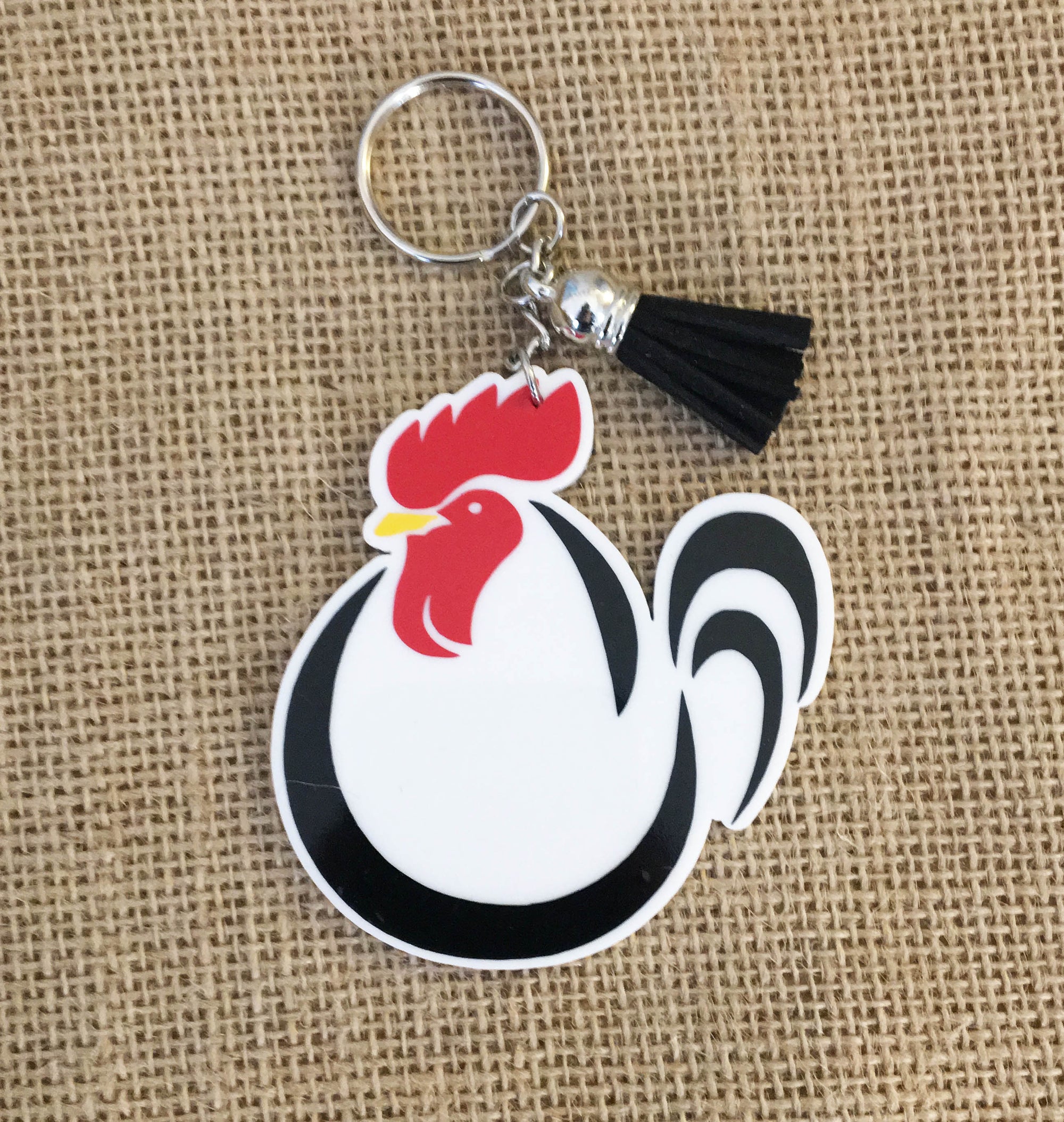 Keychain Blanks shape of chicken hen rooster
