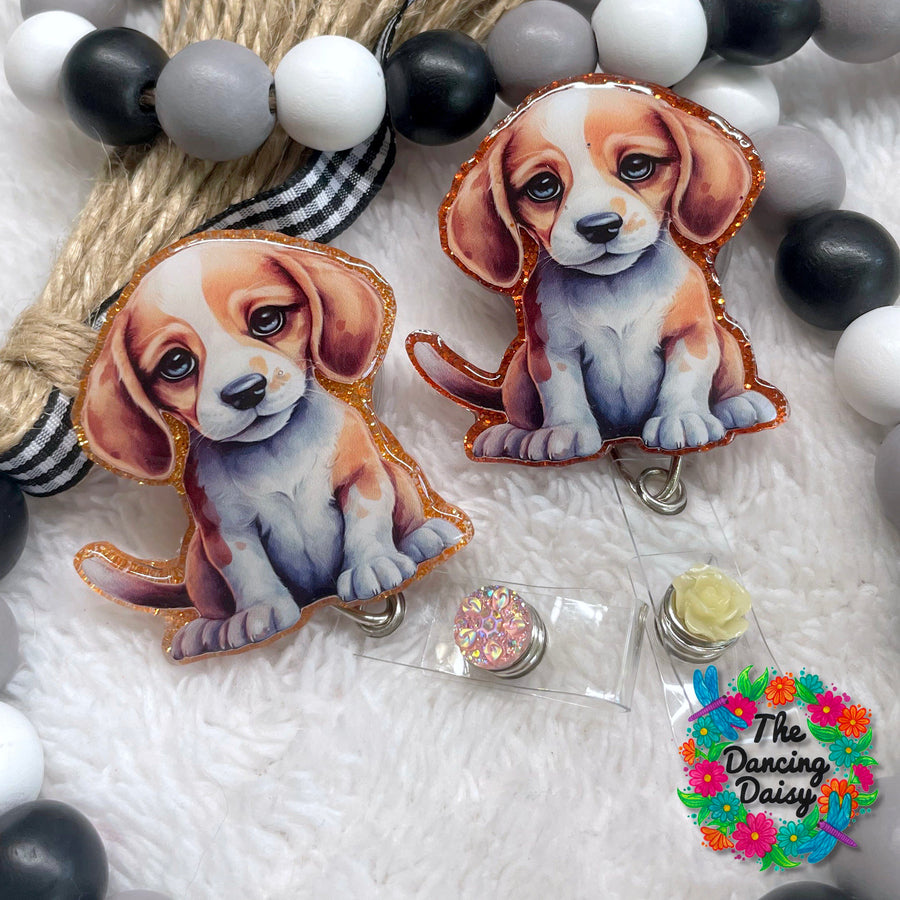 Beagle Pup Decal & Acrylic Blank COMBO