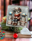 Boy Reading Books UV DTF