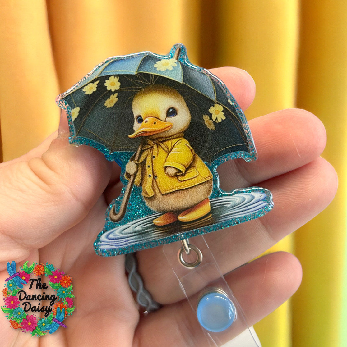Duck With Umbrella Decal &amp; Acrylic Blank COMBO