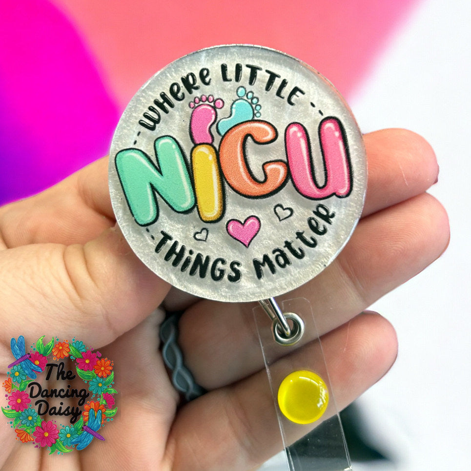 NICU - Little Things Matter UV DTF Transfer