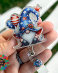 Patriotic Gnome Decal & Acrylic Blank COMBO