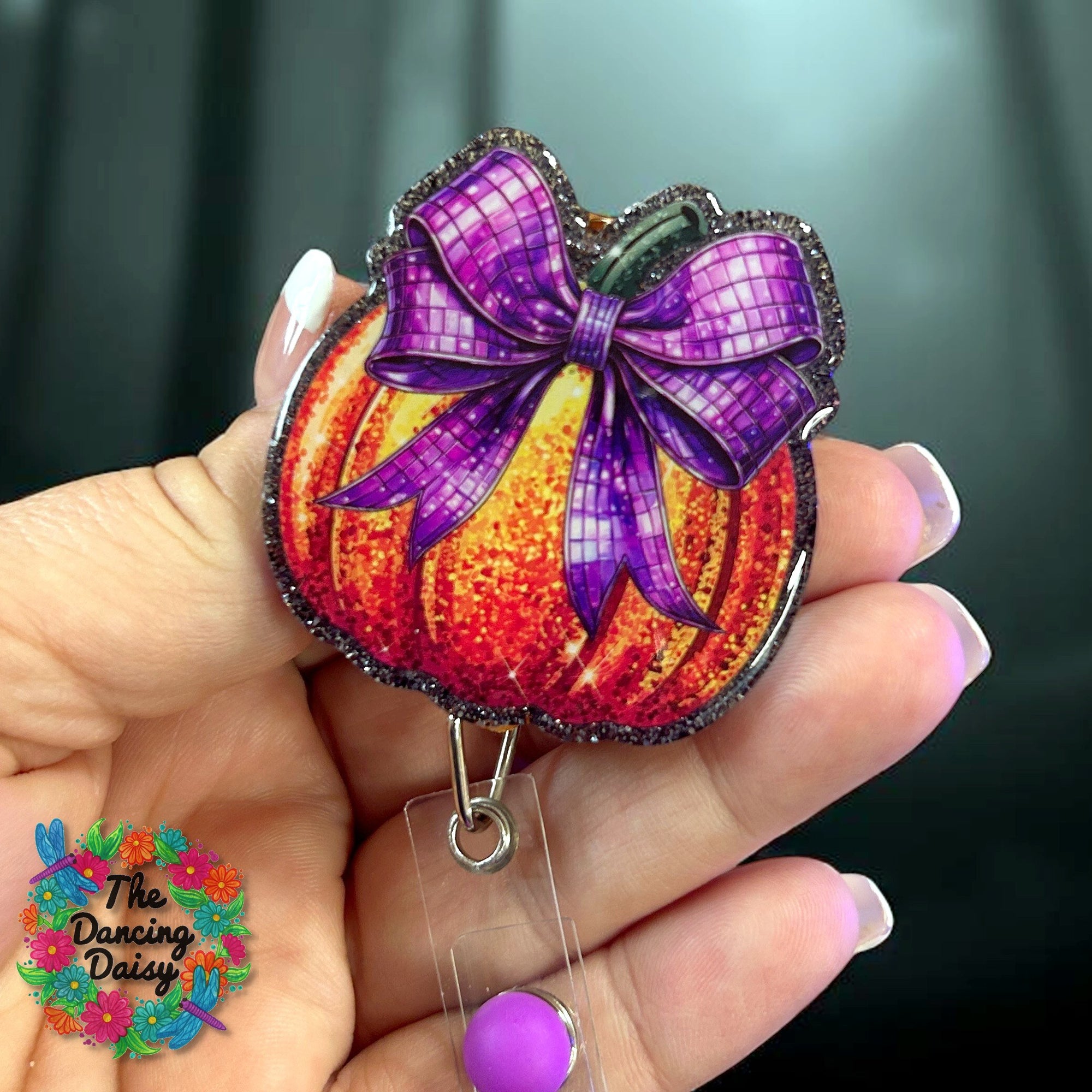 Disco Pumpkin Decal &amp; Acrylic Blank COMBO