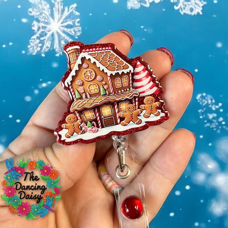 Gingerbread House Decal &amp; Acrylic Blank COMBO