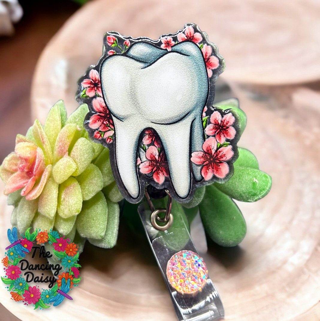Floral Tooth Decal & Acrylic Blank COMBO – Moxie Vinyls