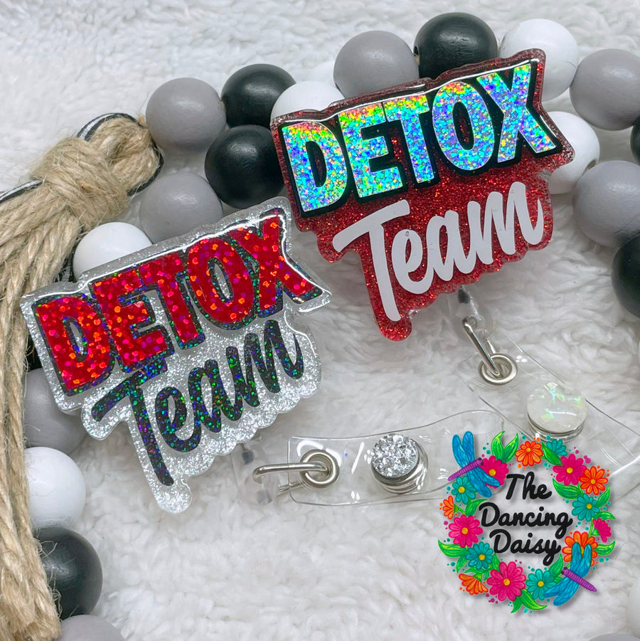 Detox Team Badge Reel Blank