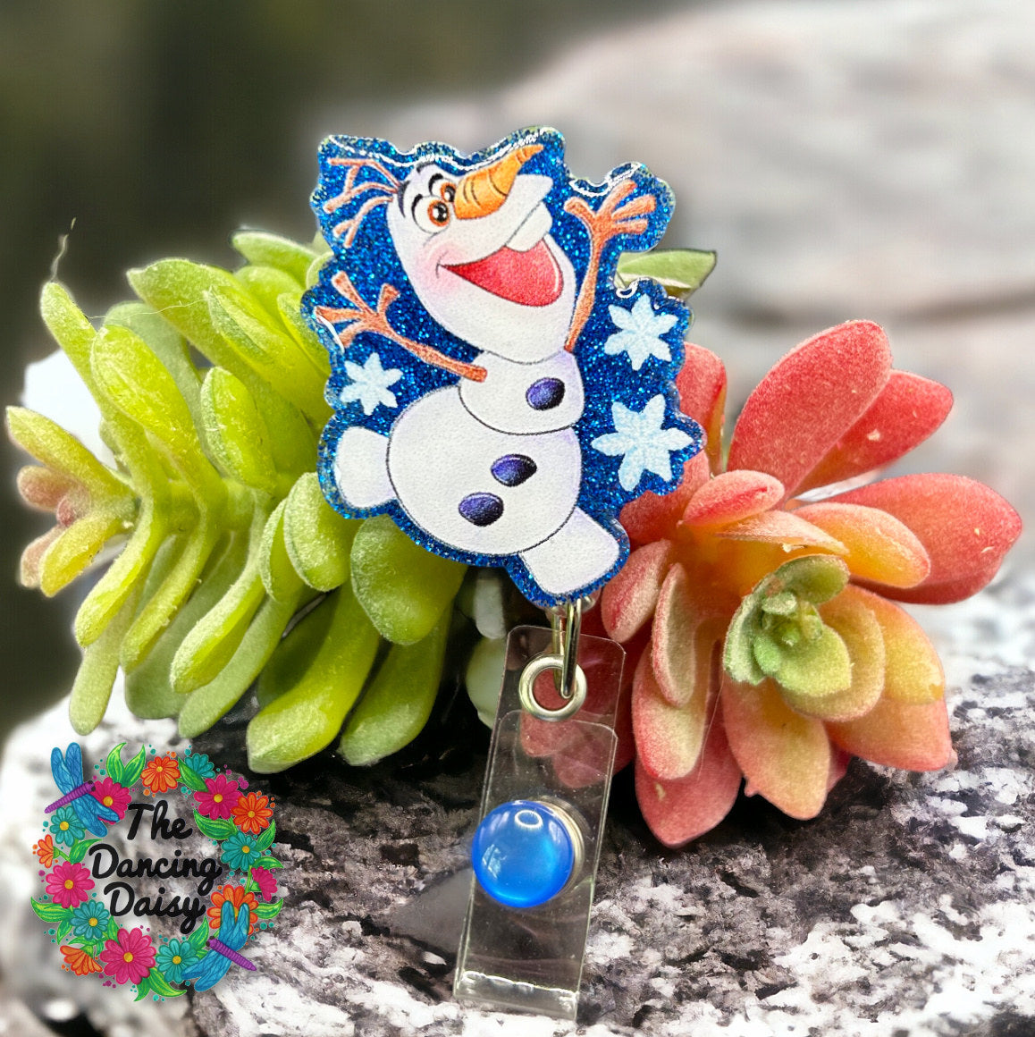 Olaf Snowman Decal &amp; Acrylic Blank COMBO