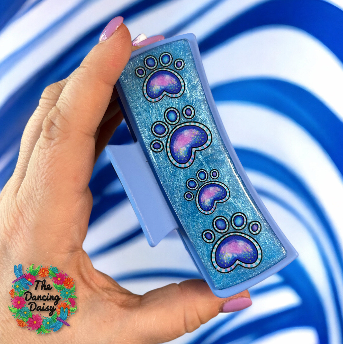 Dog Paws Hair Clip UV DTF/Blanks Combo