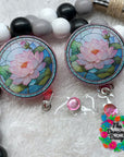 Stained Glass Lotus Decal