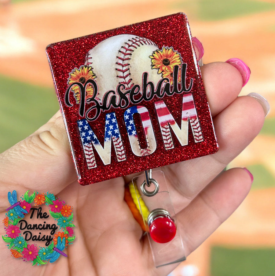 Baseball Mom Sunflower UV DTF