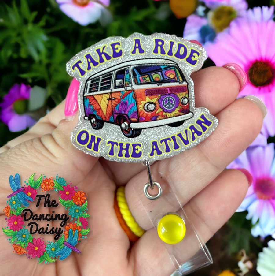 Take A Ride On The Ativan Decal & Acrylic Blank COMBO