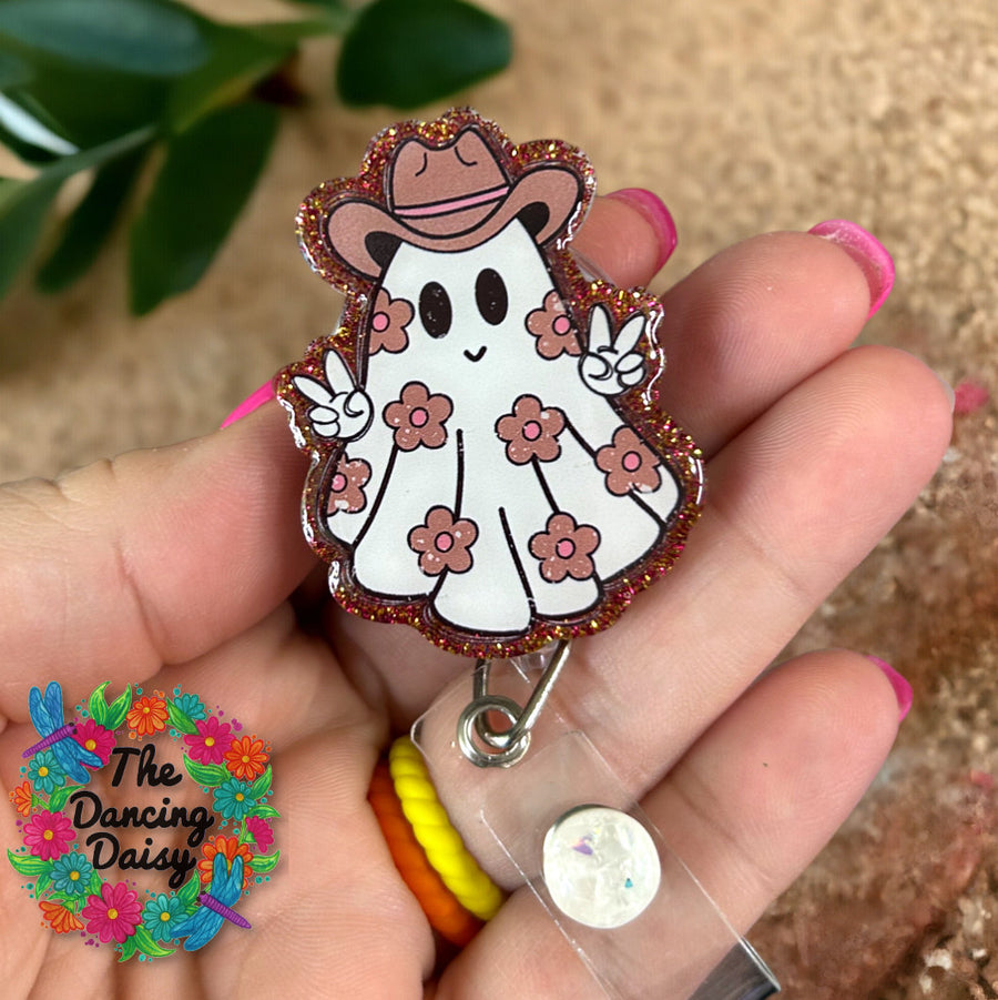 Cowboy Ghost Decal & Acrylic Blank COMBO