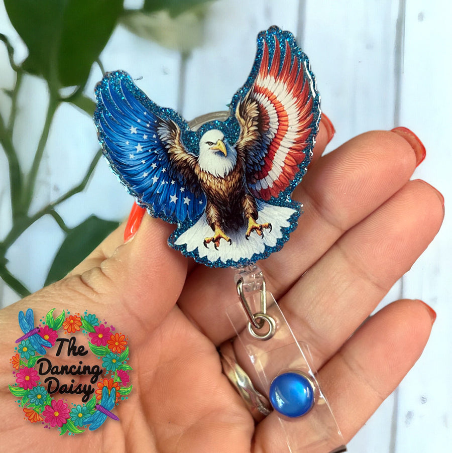 Patriotic Eagle Decal & Acrylic Blank COMBO