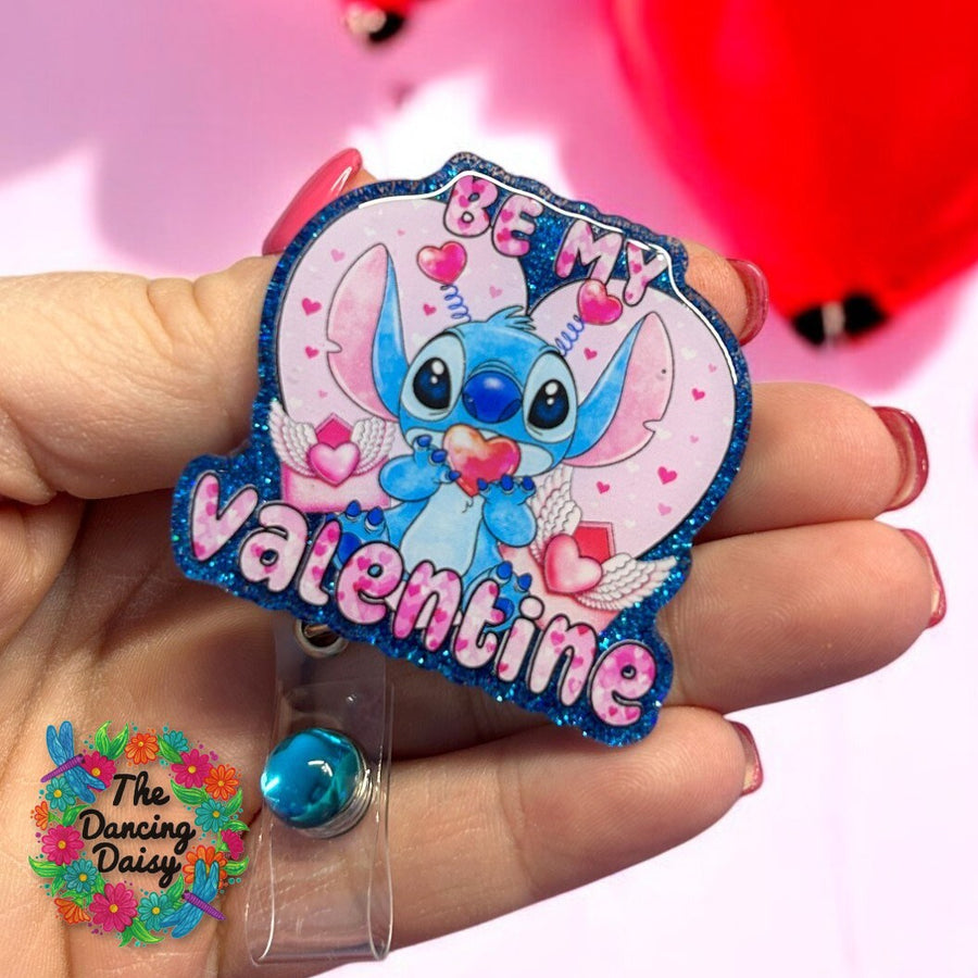 Valentine Stitch Decal & Acrylic Blank COMBO