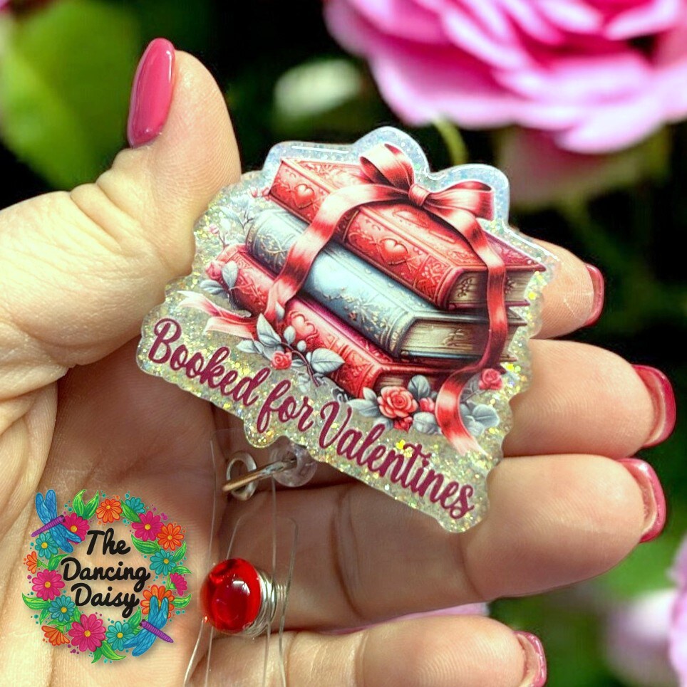 Booked for Valentines Decal &amp; Acrylic Blank COMBO