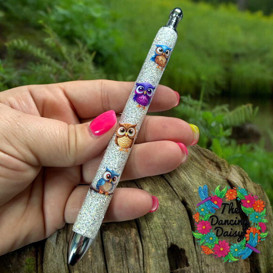 Owl Pen Wrap UV DTF